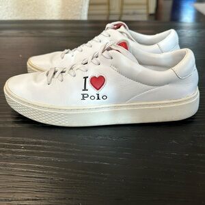 Polo Ralph Lauren sneakers white leather
